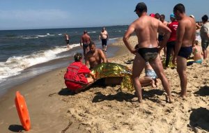 akcja ratunkowa na plaży