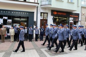 Przemarsz policjantów