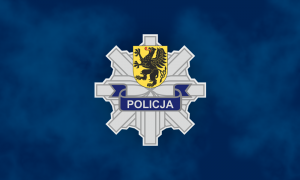 Logo pomorskiej policji.