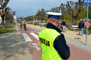 policjant na służbie