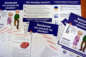 ulotki prewencyjne dotyczące oszustw